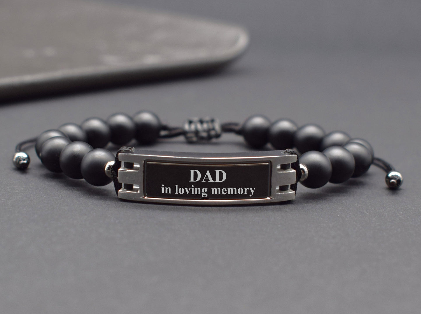 Cremation ash jewelry for men Loss of dad gift Loss of a loved one