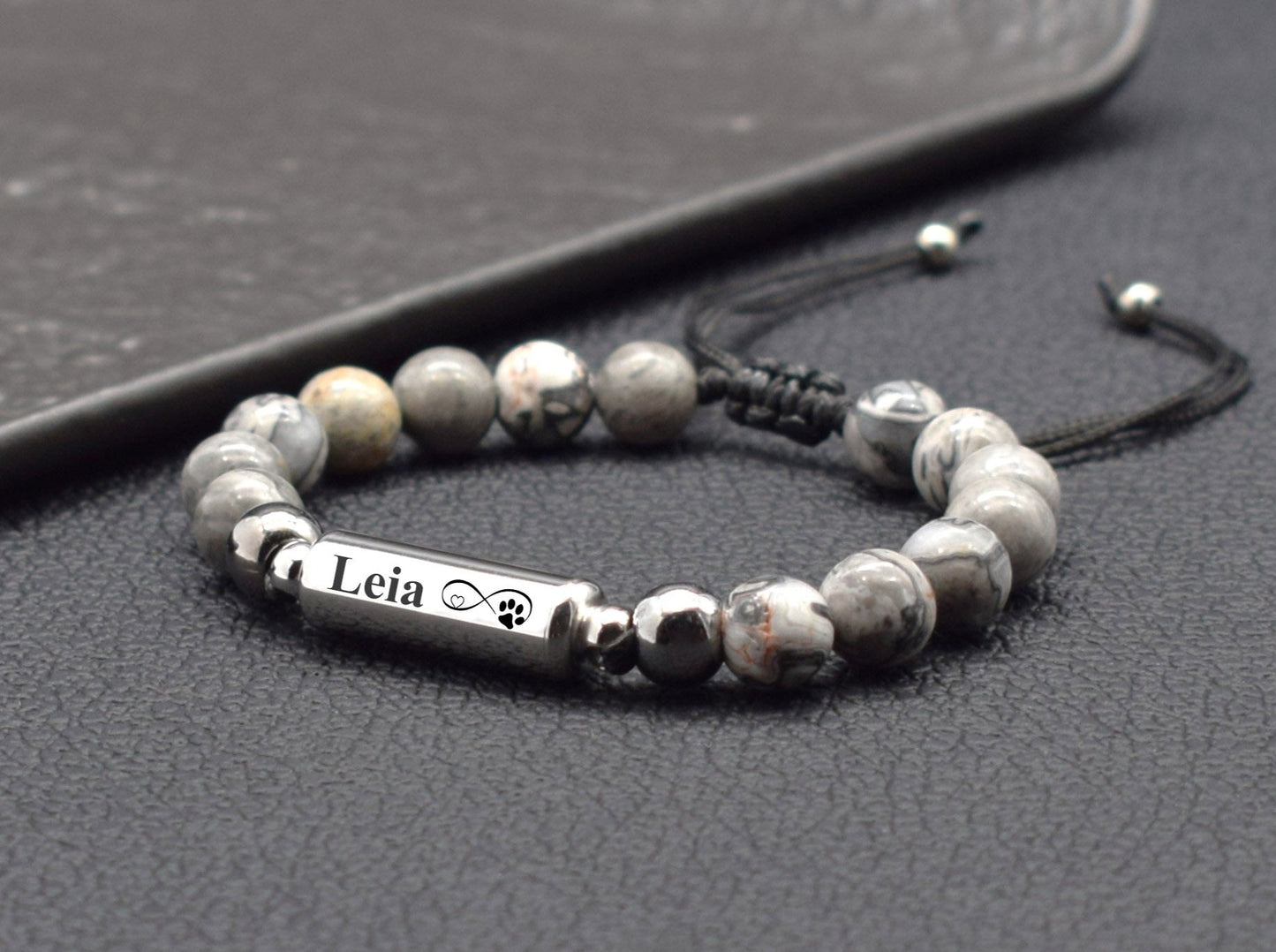 Pet memorial jewelry Ashes bracelet Pets remembrance Loss of dog cat