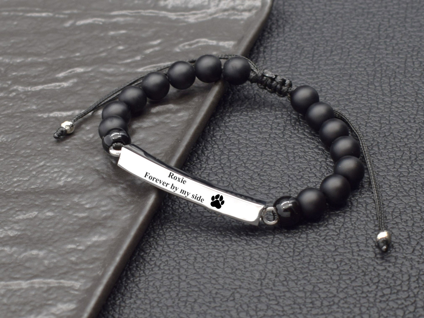 Cremation bracelet for pets ashes made into jewelry Loss of pet gift