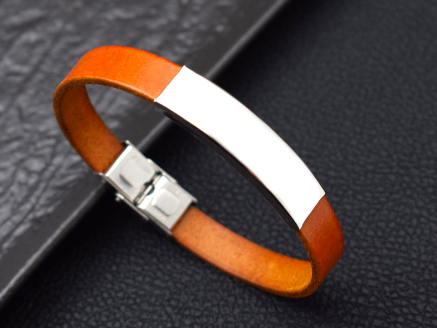 Leather coordinates bracelet distance gifts for boyfriend for him