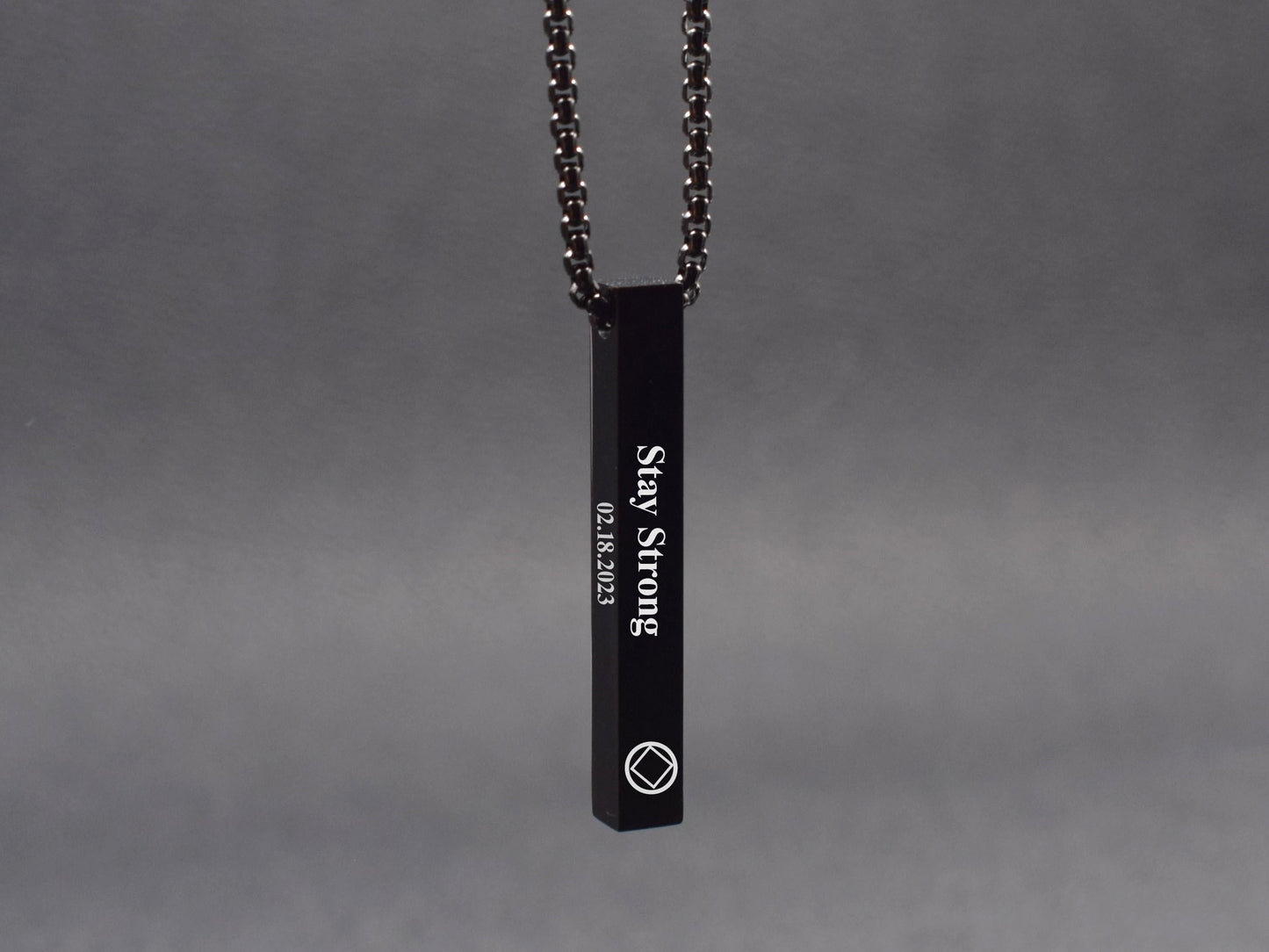 Recovery gift for addict Sobriety gift for NA member NA necklaces