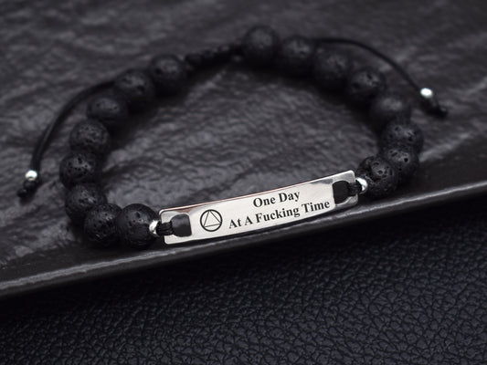 aa gift bracelet - one day at a f*cking time