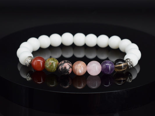 Fertility bracelet with 7 fertility stones Protection Balance Energy