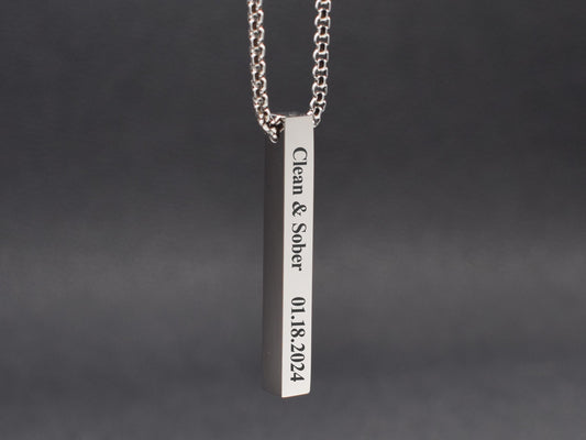 Recovery gift for addict Sobriety gift for NA member NA necklaces