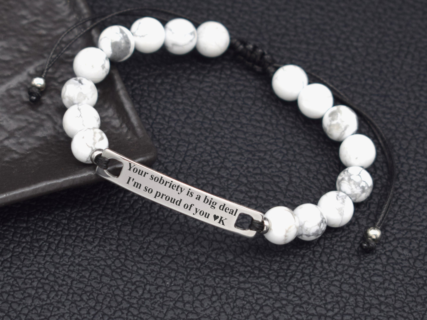 Your sobriety is a big deal bracelet