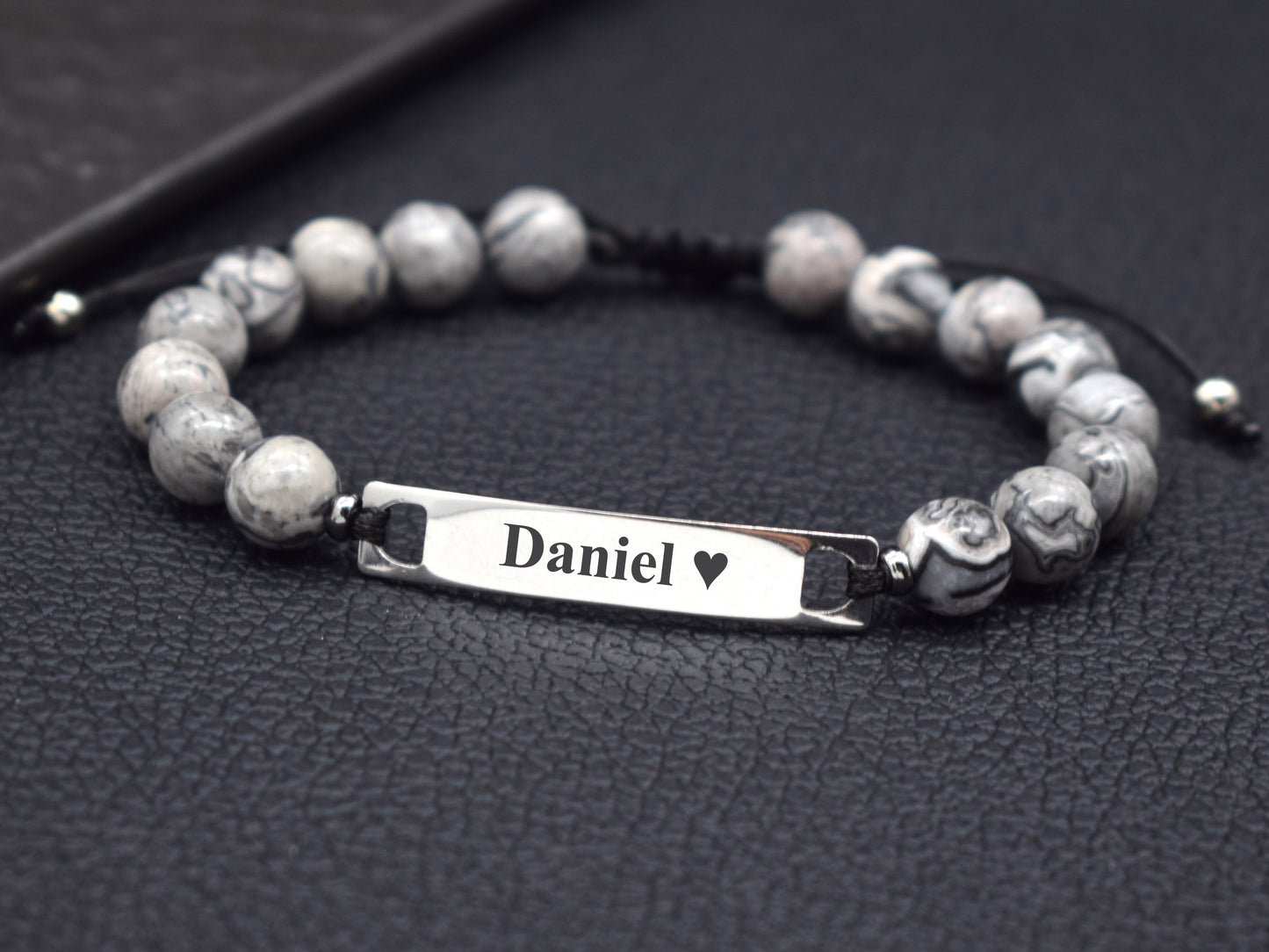 Personalized bracelets for men pinky promise 1 year anniversary gifts for him