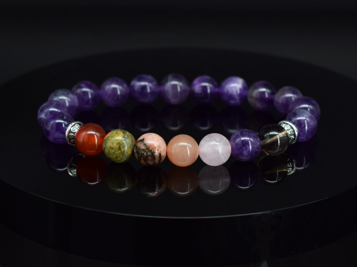 Fertility bracelet with 7 fertility stones Protection Balance Energy