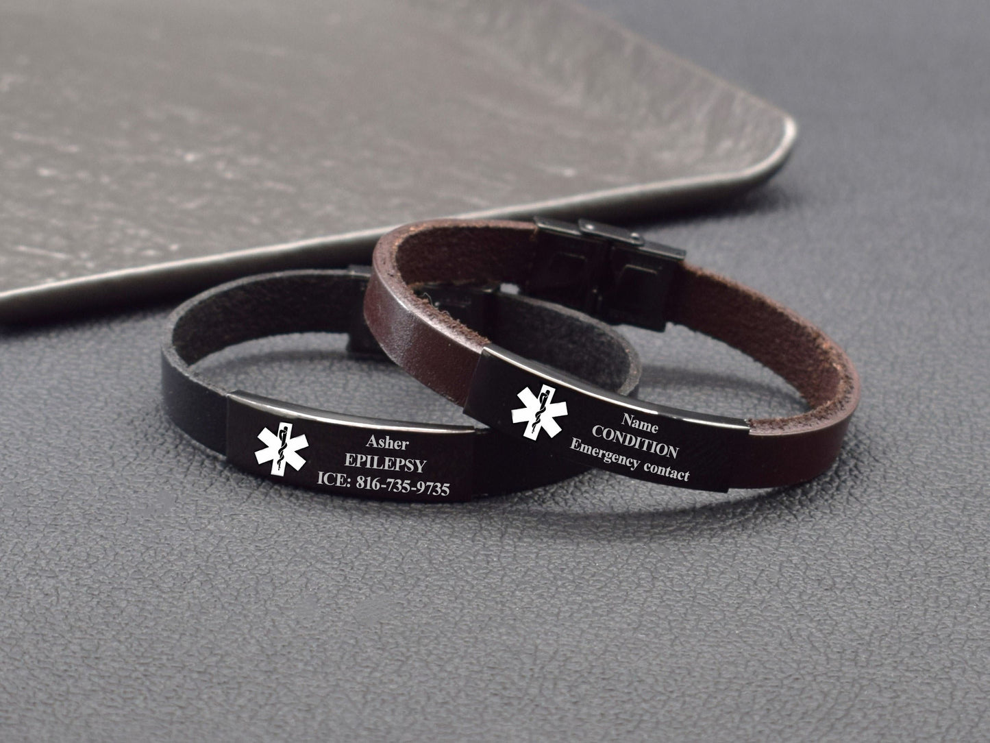 Bracelet medical alert Type 1 diabetes bracelets Diabetic wristband men