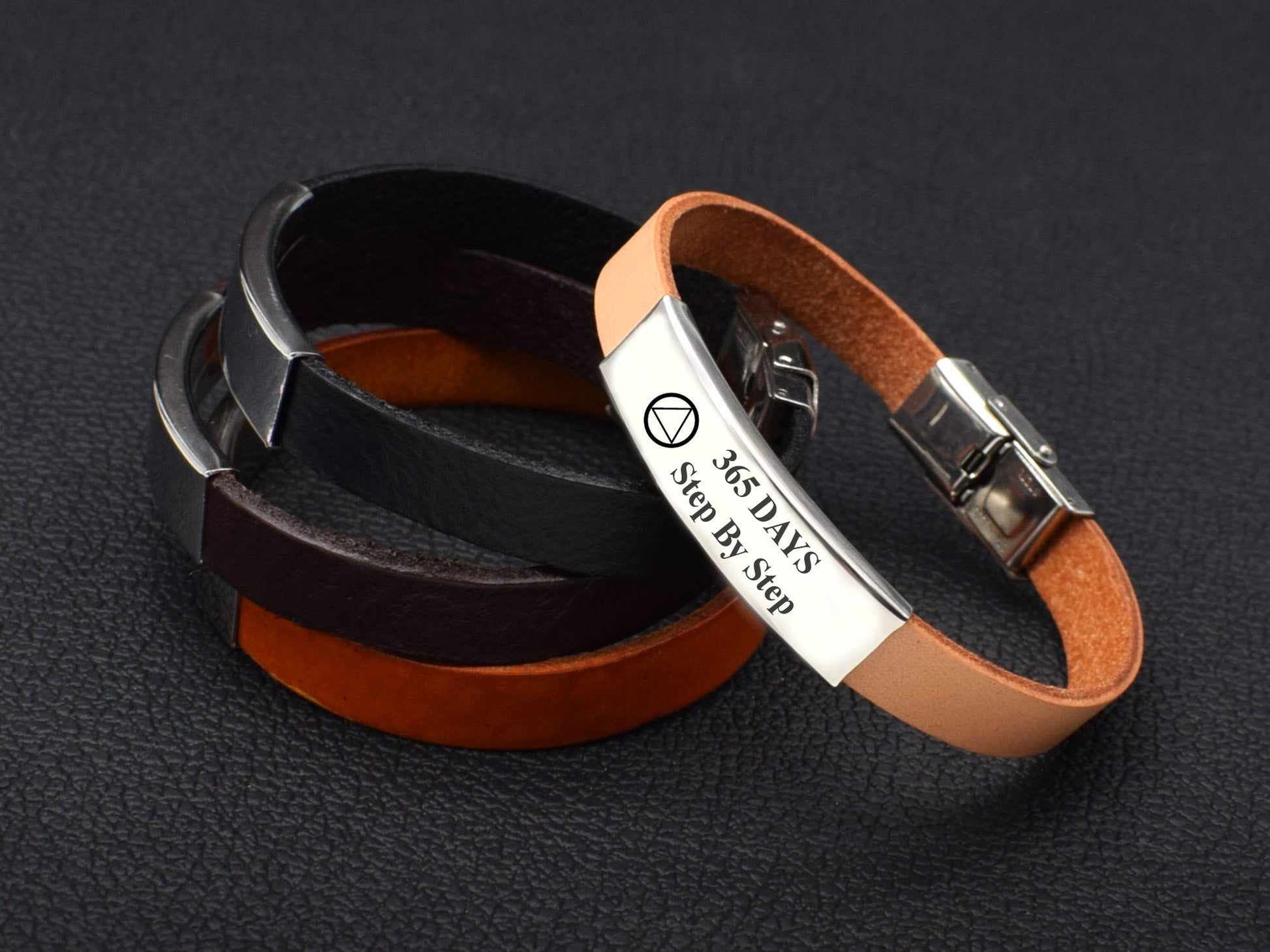 AA leather bracelet for women