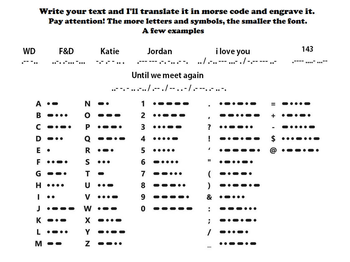 Custom Morse code bracelet best friend birthday unique gift secret message