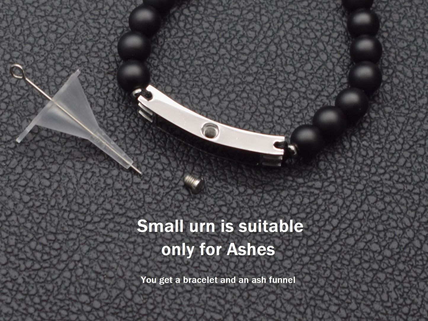 Cremation ash jewelry for men Loss of dad gift Loss of a loved one